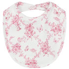 Baby Girls White & Pink Floral & Butterflies Babygrow Set, 1, hi-res